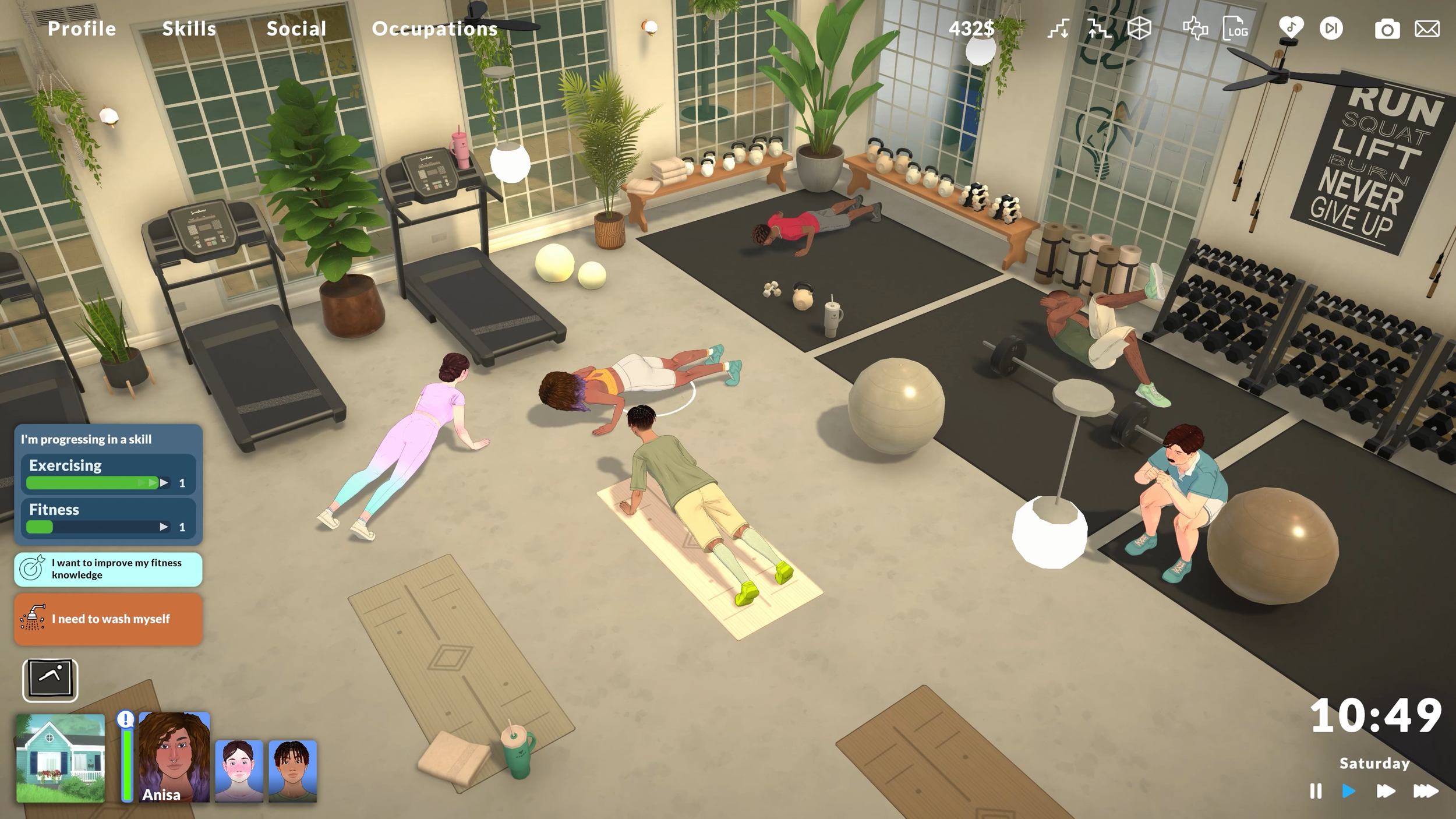 Parafolk family gathered together in their home, showing the bond of a shared household